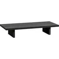 WOOOD Couchtisch Lion MDF mit Schutzlackierung, H 25 x B 140 x T 60 cm, Tragkraft 25 kg, royale Tischfläche, beschichtete Oberfläche