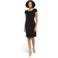 Betty&Co Etuikleid Damen mit Gürtel Gürtel