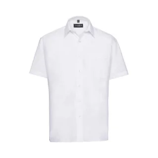 Russell Collection - Hemd Pflegeleicht für Herren (Weiß)