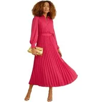 Love & Roses Midikleid Love & Roses Midikleid mit Falten, Regular (1-tlg)