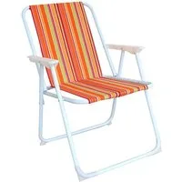 Mojawo Klappstuhl Campingstuhl Outdoor Klappstuhl Gartenstuhl Tropisch gestreift