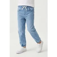 TOM TAILOR Straight-Jeans mit elastischem Bund