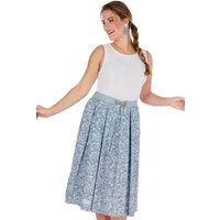 Berwin & Wolff Trachtenkleid Trachtenkleid - ILARIA - weiß/pale denim