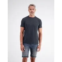 LERROS T-Shirt T-Shirt in softer Seersucker-Qualität mit bequemem O-Neck
