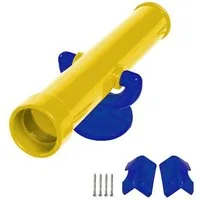 Wickey Spielturm-Spielzeugset Rollenspiel-Fernrohr – Kindgerechtes Zubehör für draußen, (Bewegliches Spielzeugfernrohr fördert Fantasie & Sprachentwicklung, Ideal für Rollenspiele wie Pirat - Beweglich & interaktiv), Wetterfest & UV-beständig – für d