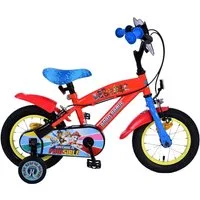 Volare Kinderfahrrad 12 Zoll Kinder Jungen Fahrrad Rad Bike Kinderrad Paw Patrol Rot 21122, 1 Gang, Stützräder