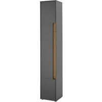 Home affaire Hochschrank CITY/GIRON, Badschrank mit Griffmulde, Schrank in zeitlosem Design in den Farben Weiß und Anthrazit verfügbar, viel Stauraum