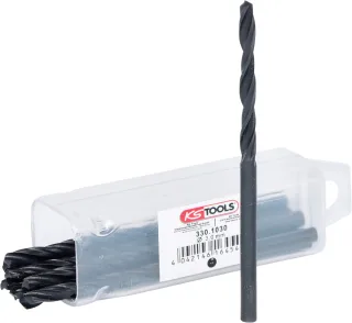 KS Tools HSS-R Spiralbohrer schwarz - 330.1030