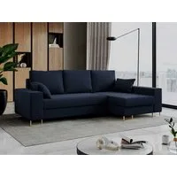 MKS MÖBEL Ecksofa DORIAN, Set, Schlaffunktion, Bonellfedern, Metallbeine, Modern Ecksofa, L-Form Couch, Wohnlandschaft