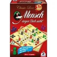 Schmidt Spiele Spiel Classic Line, Mensch ärgere Dich nicht®, mit großen Spielfiguren, Made in Germany