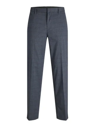 JACK&JONES - JPRHARRY PEDRO CHECK TROUSER BF DG06 JNR dark navy - Gr. - 164