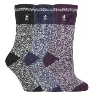 HEAT HOLDERS - 3er-Pack Multipack Damen Isolierte Thermo-Socken für den Winter - Toskana