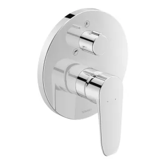 Duravit B.1 Wannenarmatur B15210018010 chrom, mit Umstellung und Sicherungskombination