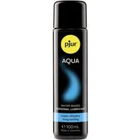 pjur Gleitgel Aqua Gleitmittel - 100ml, für ein angenehmes und weiches Gefühl - Made in Germany