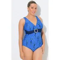 Ulla Popken Badeanzug Badeanzug Schwimmerinnen Softcups Zierring