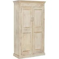 OTTO home Garderobenschrank Devdan mit dekorativen Fräsungen oben, Breite 100 cm, viel Stauraum
