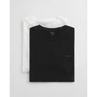 Gant Kurzarmshirt C-NECK T-SHIRT 2-PACK Mit Rundhalsausschnitt