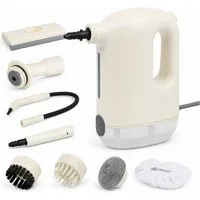 Tekoo Dampfreiniger Handdampfreiniger 1200W 3 Bar, 8-tlg. Zubehör für Wohnzimmer & Küche, 1200 W, 3,0 bar Dampfdruck, Chemiefreie Reinigung, Schnellaufheizsystem