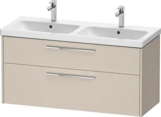 Duravit D-Code Waschtischunterschrank wandhängend Schubk. 2, für Doppelwaschtisch DC4674010910000