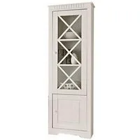 OTTO home Vitrine Lisa aus schönem massivem Kiefernholz, mit einer schönen Glastürfront