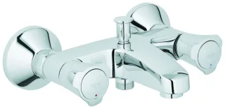 GROHE Zweigriff-Wannenbatterie Costa 25450 DN15 Wandmontage chrom 25450001