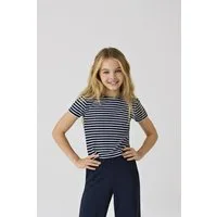 KIDS ONLY T-Shirt KOGNELLA STRIPED S/S O-NECK TOP JRS