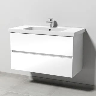 Sanipa Solo One Harmonia Waschtisch-Set 1000mm, weiss glanz PS03278