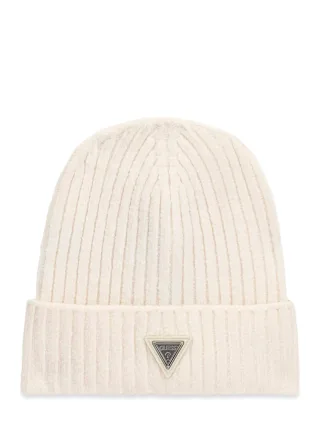 Guess Kids - CHENILLE BEANIE HAT CREAM WHITE - Gr. - S