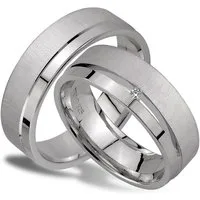 Trauringe123 Trauring Hochzeitsringe Verlobungsringe Trauringe Eheringe Partnerringe aus Silber 925, J95