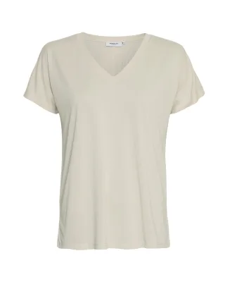 msch copenhagen - T-Shirt - Fenya beige - Gr. - L
