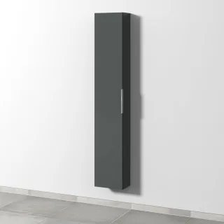 Sanipa 3way Hochschrank mit 1 Tür, Anthrazit-Matt UM16022