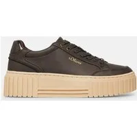 s.Oliver Sneakers Sneaker Sneaker mit Plateau-Sohle und Leo-Detail