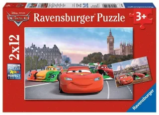 Ravensburger 07554 - Lightning McQueen und seine Freunde (2x12 Teile)
