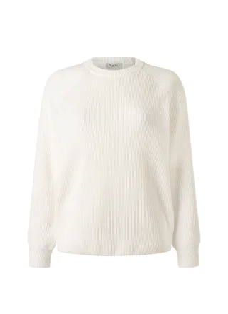 MAERZ Muenchen - Pullover Rundhals 1/1 Arm off white