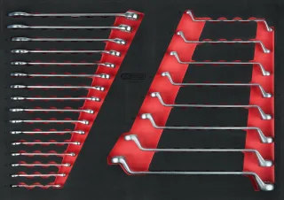 KS Tools Schlüssel-Satz, 24-tlg in 1-1 Systemeinlage - 711.0027