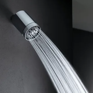 Herzbach LIVING SPA Wand-Regenbrause SPOT 102x142mm Multi Chrom, 11.044286.1.01 11.044286.1.01