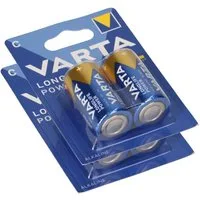 VARTA 2x Varta 4914 Longlife Power Baby Batterie C 2er Blister LR14 Batterie