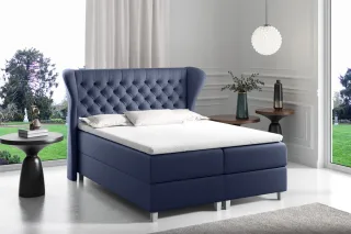 Boxspringbett Schlafzimmerbett LORENZO 200x200cm in div. Farbvarianten