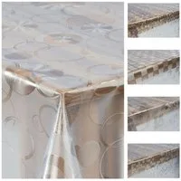 laro Tischdecke Laro Premium Line 0,3mm weich transparente Muster Tischdecke Folie PVC