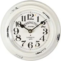Ambiente Haus Wanduhr Kensington Wanduhr aus Metall 21cm
