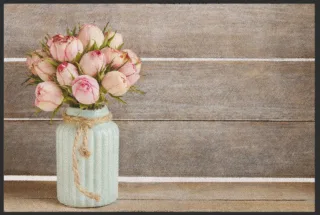 Fussmatte Rosen 4240 | Größe: 60 cm x 45 cm