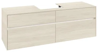 Villeroy & Boch Waschtischunterschrank Collaro C077B0 1600x548x500mm m. Bel. 4 Ausz. Waschtisch mitt C077B0AA