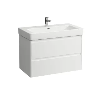 LAUFEN Waschtischunterschrank BASE 2.0 446x821x515 2 Schubl m. Griffmulde f.WT H813965 spezialcolor, H4113021089901