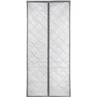 Maximex Türvorhang Wärmeschutz 2in1 (1 St), Klettband, verdunkelnd, Polyester, 90x200 cm, Thermo-Vorhang, reflektierende Außenseite, blickdicht