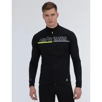 Airtracks Radtrikot Herren Thermo Fahrradtrikot Langarm Pro Team Radtrikot mit Winter Fleece für Herbst-Winter » S M L XL XXL XXXL «