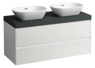 LAUFEN WTU+WT-Platte LANI 495x1185x580 m.Aus re+liPL.65 mm (verkgr) 2Schubl multicol., H405574112999 H4055741129991