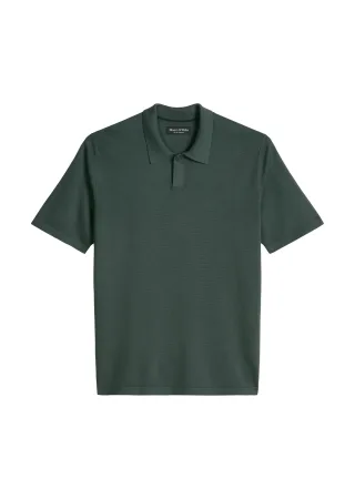 Marc OPolo Casual - Strick-Poloshirt regular - Gr. - M