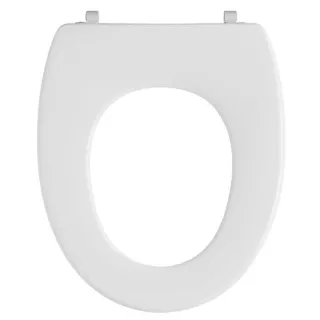 Pressalit WC-Sitz 211000-BU5999 weiß, ohne Deckel, Standard, Universalscharnier BU5, Edelstahl