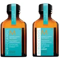 moroccanoil Haaröl Treatment Original 25 ml + Light 25 ml, 2-tlg.