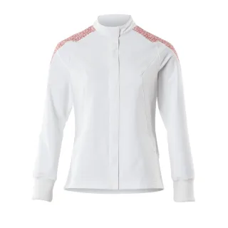MASCOT Damen Jacke FOOD & CARE Weiß / Verkehrsrot XL - 20064-511-06202-XL